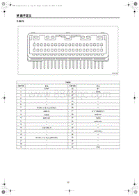 2020红旗HS5端子图--T-BOX