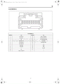 2019红旗HS5端子图-自动空调控制单元