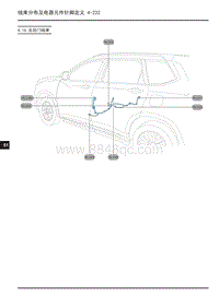 大通EUNIQ6 PLUG IN-4.16 左后门线束 