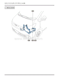 2023大通新途V70 电路图-4.3 蓄电池正极线束 