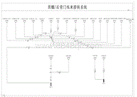 腾势D9电路图-顶棚后背门线束搭铁系统