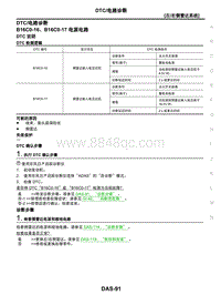 2021年东风日产启辰星-02-左右侧雷达系统-2.06-DTC电路诊断