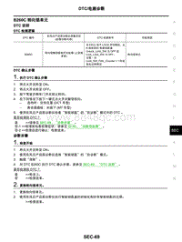 2021年东风日产启辰星-安全控制系统-06-DTC电路诊断-B260C 转向锁单元