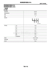 2021年东风日产启辰星-01-6MT-F625M-1.10-维修数据和规格 SDS 