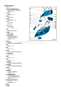 奥迪Q7维修手册-气体放电大灯 - 2009 年款前的汽车