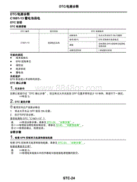 2021年东风日产启辰星-转向控制系统-06-DTC电路诊断