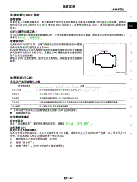 2021年东风日产启辰星-发动机控制系统-03-系统说明-3.06-车载诊断 OBD 系统