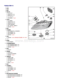 奥迪Q7维修手册-气体放电大灯 - 自 2010 年款起的汽车