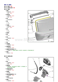 新奥迪Q7整车维修手册-后舱盖