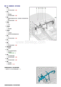 新奥迪Q7整车维修手册-仪表板横支架