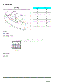 2009年上汽名爵MG6连接器-FC043