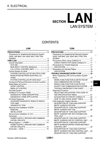 英菲尼迪Q45维修手册-LAN-LAN 系统