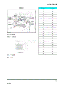 2009年上汽名爵MG6连接器-EB063