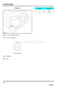 2009年上汽名爵MG6连接器-RD007B