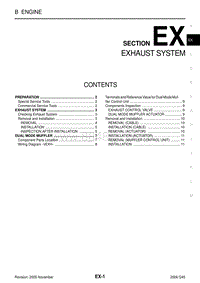 英菲尼迪Q45维修手册-EX-排气系统