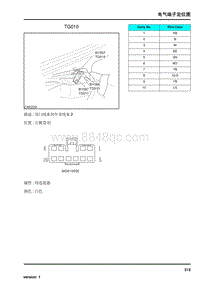 2009年上汽名爵MG6连接器-TG010