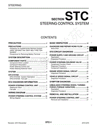 英菲尼迪Q70维修手册-STC-转向控制系统