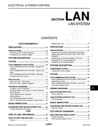 英菲尼迪Q70维修手册-LAN-LAN 系统