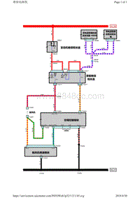 上汽名爵MG6电路图-S28-空调系统