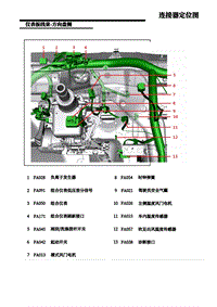 上汽名爵MG MG6电路图-14.仪表板线束-方向盘侧