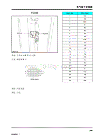 2009年上汽名爵MG6连接器-FC033