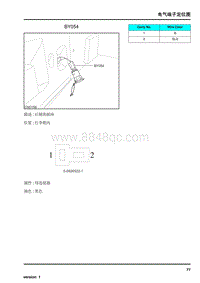 2009年上汽名爵MG6连接器-BY054