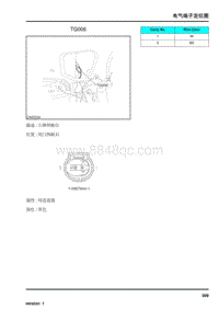 2009年上汽名爵MG6连接器-TG006