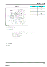 2009年上汽名爵MG6连接器-EB059