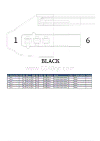 名爵MG6插电混动电路图-EB056 加速踏板位置传感器 