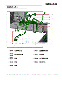 上汽名爵MG MG6电路图-7.前舱线束-左侧-1