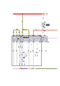 2017年上汽名爵MG插电混动电路图-P08-乘客舱保险丝盒电源分配 3 