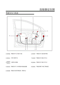 2017年上汽名爵MG插电混动电路图-34.驾驶员车门线束