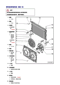 奥迪A5车型4.2L-散热器 散热器风扇