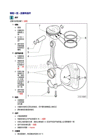 奥迪A5车型3.2L-活塞和连杆