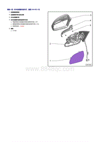 2008起奥迪A5-车外后视镜内的车灯