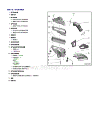 奥迪A5直喷发动机1.8和2.0L-空气滤清器