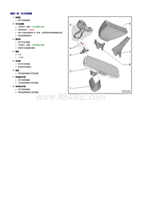 奥迪A5维修手册-车内后视镜