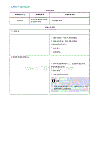 2022埃安AION S诊断-B299049-故障诊断