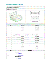 2022埃安AION S电路图-BD139 接驾驶员状态监测ECU1