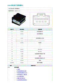 2022埃安AION S电路图-FR08 接右前门控制模块2