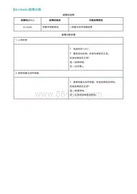 2022埃安AION S维修手册-B11B400-故障诊断