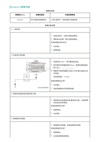 2022埃安AION S诊断-P14A311-故障诊断