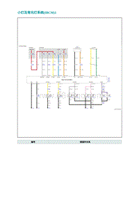 2022埃安AION S电路图-小灯及背光灯系统 IBCM 1