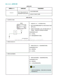 2022埃安AION S维修手册-B11D211-故障诊断