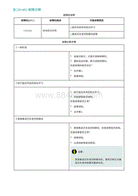 2022埃安AION S维修手册-C201492-故障诊断