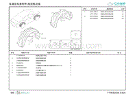 2022埃安AION S零件图-挡泥板总成 