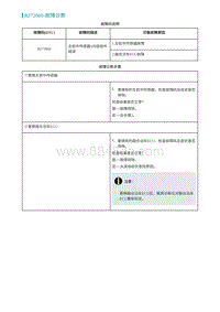 2022埃安AION S诊断-B272660-故障诊断