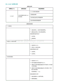 2022埃安AION S诊断-U11E087-故障诊断