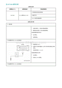 2022埃安AION S诊断-U007688-故障诊断