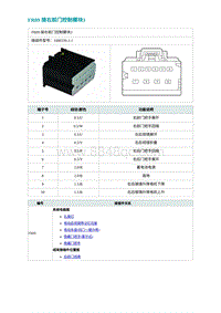 2022埃安AION S电路图-FR09 接右前门控制模块3